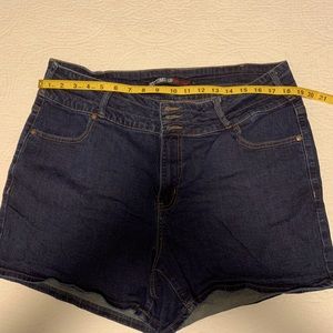 Size 18 Bottoms Up Retro Style High Waisted Shorts